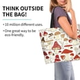thumbnail image 2 of Kdxio Cartoon Mushrooms Casual Tote Bags Women Big Capacity Shoulder Bag for Women Travel Shoulder Bags Handbags, 2 of 8