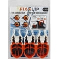 thumbnail image 2 of FIXCLIP Orange - 6-Pack - Award Winning - Storm Proof & Lockable Clothespin - Multi-Purpose - Boat - RV - Camping - Stroller - Beach Chair, 2 of 9
