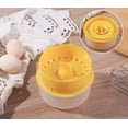 thumbnail image 6 of Vruelia Egg White Separator Can Accommodate 6 Eggs Optimal Egg Yolk Separator Egg Separator Egg White And Egg Yolk Separator Egg White And Egg White Filter Bowl Kitchen Baking Tool, 6 of 6
