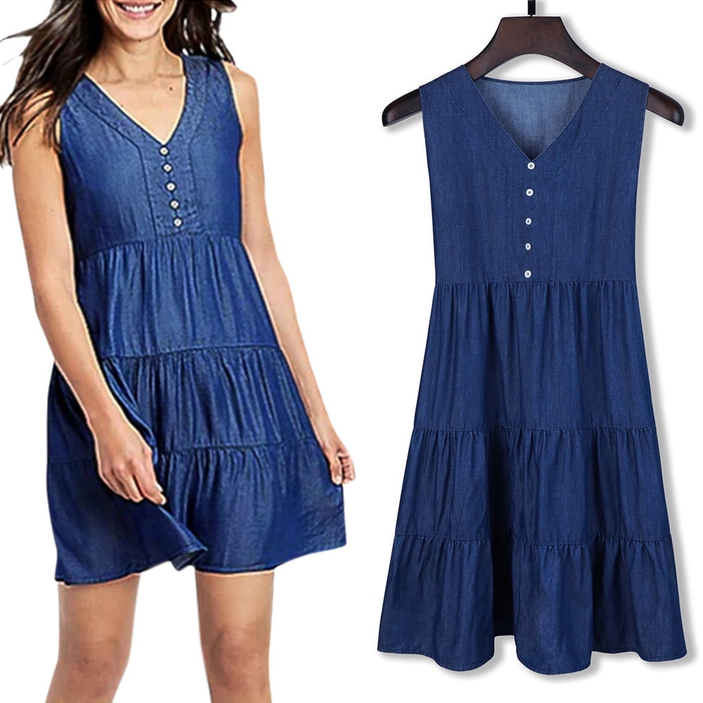 denim party dress