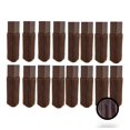 thumbnail image 1 of Nancyprotectz El calcetín original para muebles, 16 piezas con empuñaduras en el interior (marrón chocolate, paquete pequeño de 16) patentado con empuñaduras en el interior, protector de piso para pat, 1 of 5