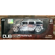 Jada Toys Dub City Platinum Hummer H2 1:24 Chrome limited COLLECTOR CLUB