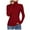 Red, variant on TSADFHJI Cute Tops for Women Winter Women Lightweight Knit Vest Stretchy Turtleneck Tops M White