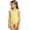 Yellow, variant on SHenli One Piece Swimsuit for Girls 12-14 High Waisted Girls Swimwear Tankini Quick Dry & Stretchy Crossback Floral Print Ruffle Bathing Suit Swimwear with Cover Up Skirt Stripe Double Straps