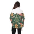 thumbnail image 4 of FORMRS Womens Scarf Winter Soft Long Big Warm Shawls Wrap Tassel Scarves, Brown Christmas Gingerbread, 4 of 9