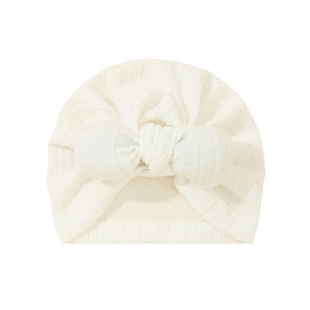 Gorro con cinta para orejas de conejo para bebé, gorro indio con patrón de encaje para niños, gorro para la cabeza colorido y multifuncional para niños