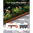 thumbnail image 2 of KFFKFF Steel Landscape Edging, 10 Packs 40 x 4.5 in Weather-Resistant & Pre-Rust Metal Landscape Edging, Bendable Garden Edging Border, Heavy Duty Lawn Edging, 2 of 9
