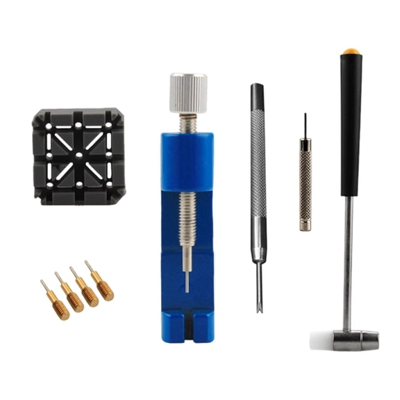 Complete Stainless Steel Watch Tool Kit For Band Removal With Case