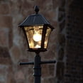 thumbnail image 4 of Gama Sonic Solar Outdoor Light Post, Decorative Lamp Planter with EZ-Anchor Auger, Baytown Bulb, Black Cast Aluminum, 106BPLSG0, 4 of 7