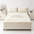 thumbnail image 3 of AUQ 2026 New Mattress Protector Spring Fabric Breathable Bed Bug Mattress Cover High Performance Waterproof Tpu Mattress Protector for Bed Guest Room 360° Elastic Mattress Cover, 3 of 6