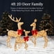 thumbnail image 2 of Set Christmas Deer Family Best Choice Products de 4 pies con 175 LED, 2 of 7