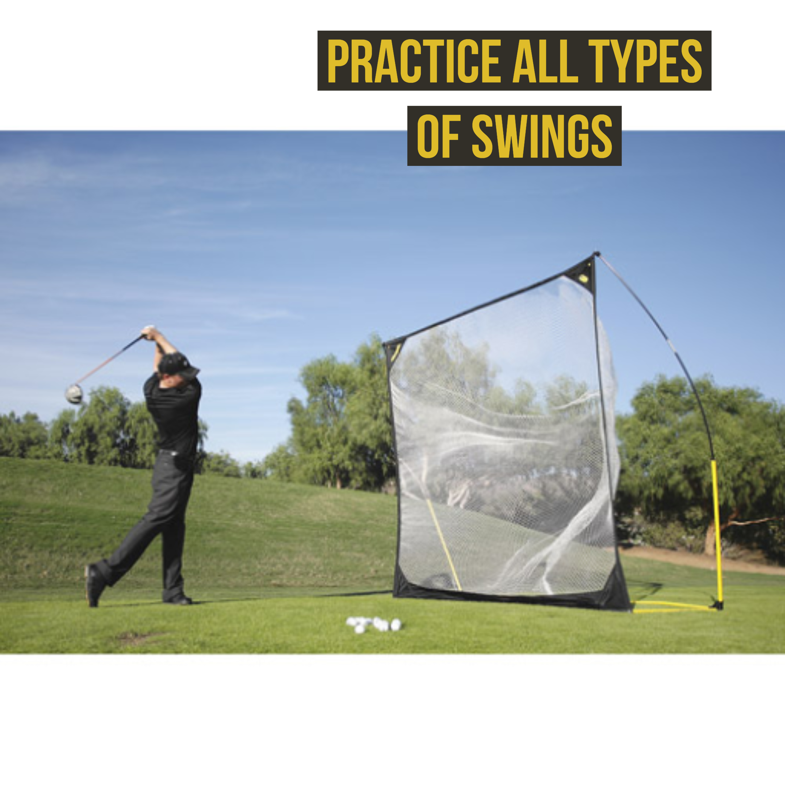 SKLZ Quickster 8' x 8' Practice Golf Net - image 5 of 8