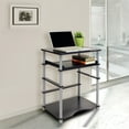 thumbnail image 2 of Furinno 10016BK/GY Home Laptop Notebook Computer Desk, Black/Grey, 2 of 4