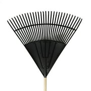 Expert Gardener 30-inch Wood and Poly Leaf Rake