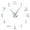 Silver,27inch, variant on Pregnant Woman Happy Family 3D Acrylic DIY Wall Clock Housewarming Gift First-time Mother N Father Souvenir Gift Lovely Watch(Black,27inch)