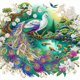 thumbnail image 1 of 5D DIY Kit Con Forma Especial Parcial Pavo Real 30x30cm, 1 of 9