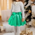thumbnail image 5 of KAUOD Girls Metallic Mini Skirts High Waist Athletic Skirt with Shorts Activewear for Teens Kids Performance Tennis, 5 of 7