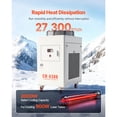 thumbnail image 2 of KFFKFF Industrial Water Chiller, 27,300 BTU/h Cooling System with Compressor, 10.6 Gal Tank, 18.5 GPM Max Flow Rate, Suitable for CO2 Laser Engraving and Cutting Machines, 2 of 9