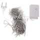 thumbnail image 4 of EeaseMX Guirnalda de luces LED de 10 m con forma de carámbano, cortina de cascada, decoración para bodas, fiestas, jardín y hogar, con enchufe europeo (blanco cálido), 4 of 8