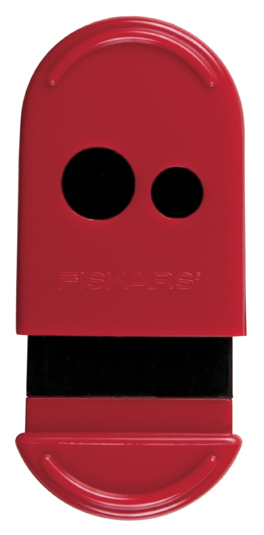 Fiskars Mess-Less Pencil and Crayon Sharpener (Color Received May Vary)