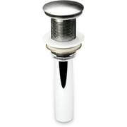 Luxier DS01-TB-V 1 5/8" Bathroom Faucet Vessel Vanity Sink Pop Up Drain Stopper Without Overflow Brushed Nickel