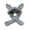 Gray-L, variant on Plush Pet Hat for Ear and Head Protections Halloween Funny Ear Dog Hat for Small Dogs Cats Warm Winter Headgear Hat