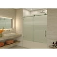thumbnail image 5 of Glass Warehouse Galaxy 60 in. x 60 in. Fully Frameless Fluted Glass Sliding Bathtub Doors - Righthand Chrome, 5 of 5