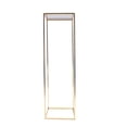 thumbnail image 4 of Wedding Flower Stand Metal Column Flower Rack Wedding Stand Prop Centerpiece Square Metal Plant Stand Indoor Outdoor Flower Pot Display Shelf Home Decor Column Metal Flower Stand Wedding Party, 4 of 12