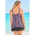 thumbnail image 2 of Swim 365 Women's Plus Size Flowy Tankini Top, 2 of 6