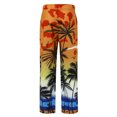 thumbnail image 7 of RUTAYY Men's Casual Pants 3D Gradient Print with Drawstring Belt Daily Wear Fashion Travel Trousers, 7 of 7