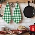 thumbnail image 4 of Dish Towels, Dark Green Buffalo Check Plaid Absorbent Kitchen Towels 2 PCS, Farmhouse Style Microfiber Hand Towels Dish Cloths Tea Towels for Home&nbsp;Bathroom Cleaning Drying,18X28-Inch,, 4 of 9