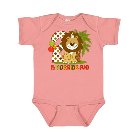 

Inktastic Cute Lion 2nd Birthday Gift Baby Boy Bodysuit