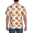 thumbnail image 3 of Vsdgher Cute Squirrel Print Men's Dry Fit Mesh Athletic Shirts Moisture Wicking Tennis T-Shirt Tops, 3 of 9