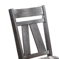 thumbnail image 2 of Lexi 24 Inch Dining Side Chair Padded Seat Set of 2 Gray Dark Brown - Saltoro Sherpi, 2 of 6