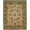 thumbnail image 1 of Kalaty Empire Ivory / Light Blue Hand-Tufted Wool Area Rug, 1 of 2