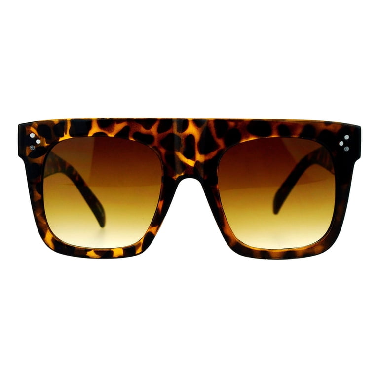 Oversized Square Sunglasses Unisex Flat Top Hipster Style  display picture 3