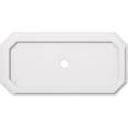 thumbnail image 1 of Ekena Millwork CMP32X16ED-02000 2 in. ID x 11 in. Rectangle Emerald Architectural Grade PVC Contemporary Ceiling Medallion, 1 of 4