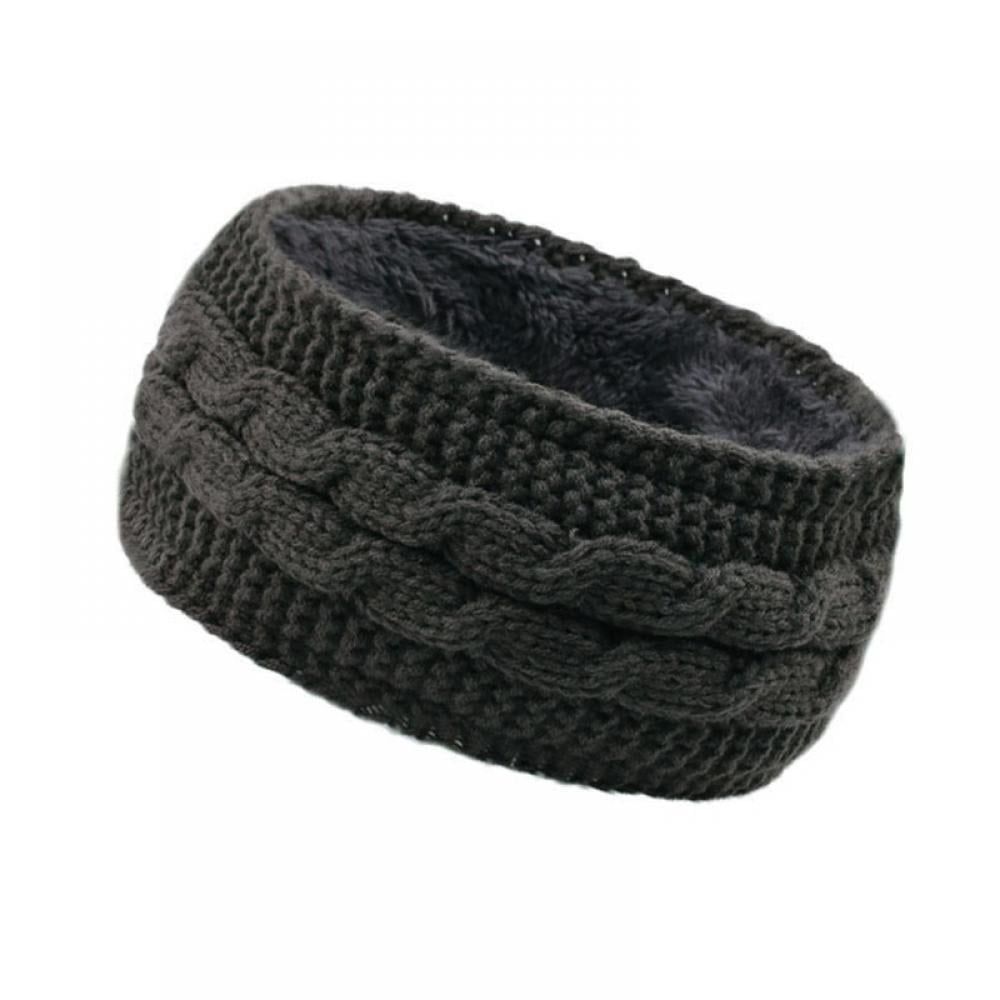 Winter Headbands Womens Ear Warmers Headbands Winter Warm Fuzzy Cable