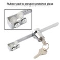 thumbnail image 3 of Unique Bargains Bedroom Stainless Steel Cabinet Display Case Glass Showcase Lock w Keys 2 Pcs, 3 of 6