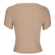 thumbnail image 4 of Blusa superior sexy de manga corta sólida con cuello redondo de verano para mujer con estilo OAVQHLG3B Store lin121212, 4 of 5