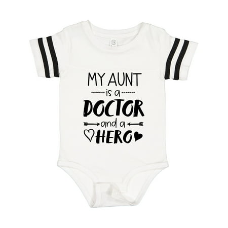 

Inktastic My Aunt is a Doctor and a Hero Gift Baby Boy or Baby Girl Bodysuit