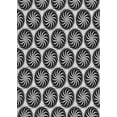 thumbnail image 1 of Ahgly Company Indoor Rectangle Patterned Midnight Gray Area Rugs, 4' x 6', 1 of 6