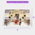 thumbnail image 5 of Happy New Year 2026 Siberian Husky Santa Gnome Holiday Party Snow 7x5in Folded Greeting Card Husky Dog Lover Gifts Single Note Card with Envelope - 13019, 5 of 5