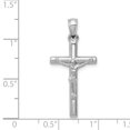 thumbnail image 2 of Pendentif Crucifix en Or Blanc 14K, 2 of 2