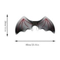 thumbnail image 3 of 2PC Back Wing For Kids Parent-child Back Wing Backpack Parties Like Halloween Decorations Halloween Party Show Props Mesh Elastic Strap, 3 of 3