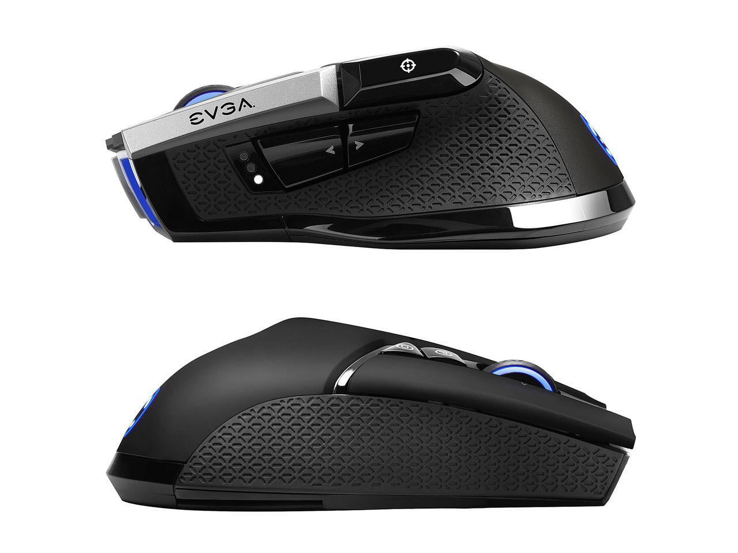 EVGA X20 Gaming Mouse, Wireless, Black, Customizable, 16,000 DPI, 5 Profiles, 10 Buttons, Ergonomic 903-T1-20BK-KR