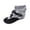 Womens Casual Shoes # Silver, variant on Sandals for Women Dressy Casual Open Toe Flat Thong High Ankle Cuff Zip Back Booties with Buckle Strap Snake Print Texture Summer Vacation Beach Footwear
