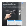thumbnail image 2 of Bluetooth Smart Fingerprint Door Handle Lock Electronic Password/Keys/Unlock Hotel Rainproof ,Easy to Operate, 2 of 6