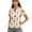 Bee Garde, variant on Lucky Clover Pattern Athletic Shirt, Half-Zip Moisture Wicking Elastic Polo Shirts for Tennis Golf Sport Lightweight Size Medium
