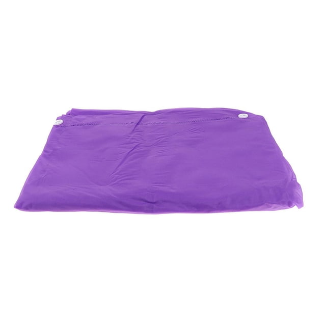 Poncho de lluvia ligero shamjiam impermeable capucha púrpura